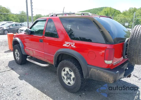 2001 Chevrolet Blazer Ls из США, поврежденный, VIN 1GNCT18W71K113153